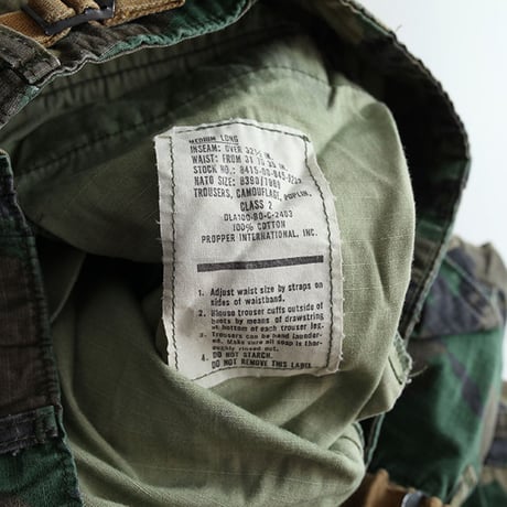 ミリタリー ファティーグパンツ リップストップ Military