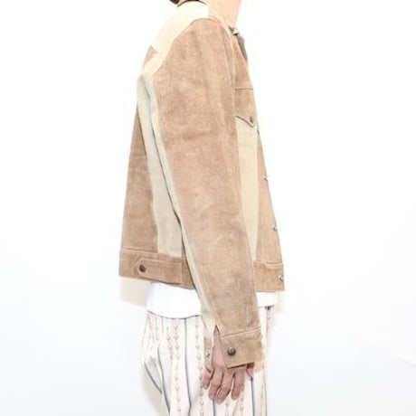 Suede Leather Trucker Jacket