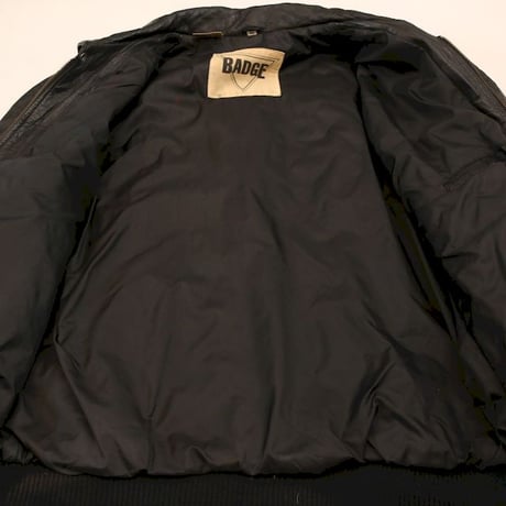 A-2 Type Black Leather Jacket