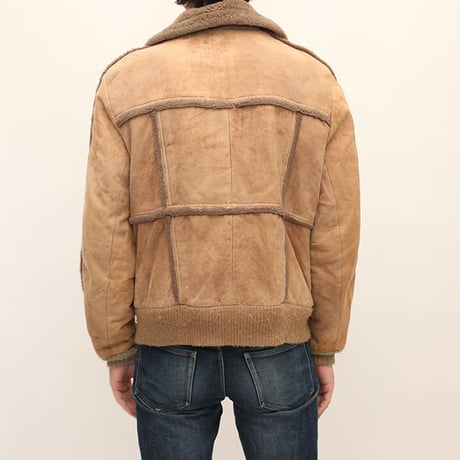 70s Nuback Boa Jacket