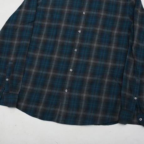 Ombre Check Flannel Shirt