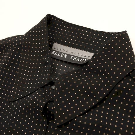 Silk Dot Pattern L/S Shirt
