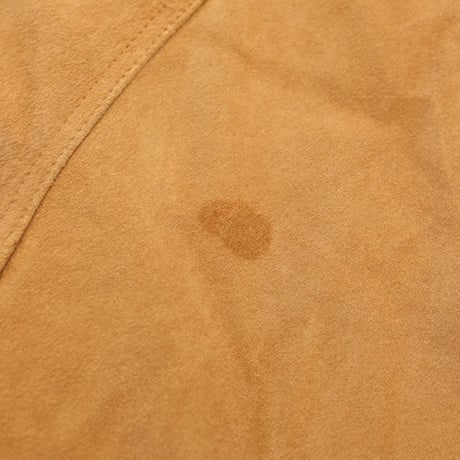 Weatherproof Suede Leather Jacket Loose Silhouette