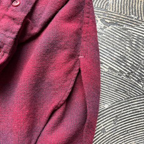 60s Pendleton Ombre Plaid Wool Shirt