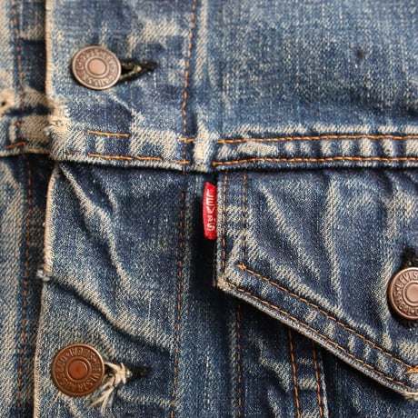 60-70's Levi's 70505 Denim Jacket "Big E"