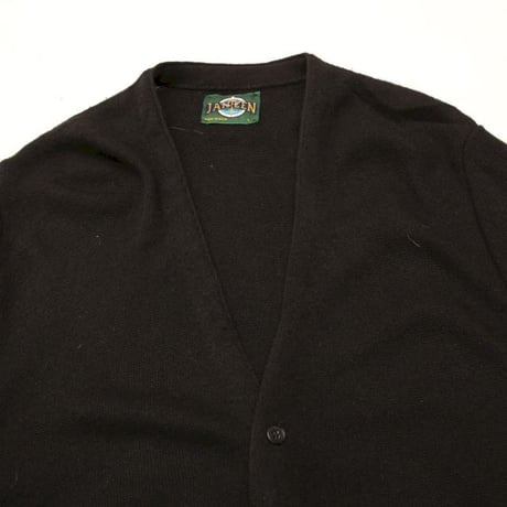 Jantzen Acryl Knit Cardigan Black MADE IN USA