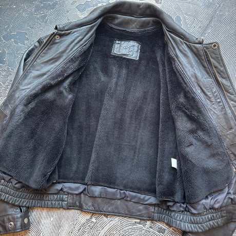 Black Lambskin Flight Jacket