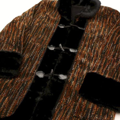 Rayon Ethnic Pattern  Boa Coat
