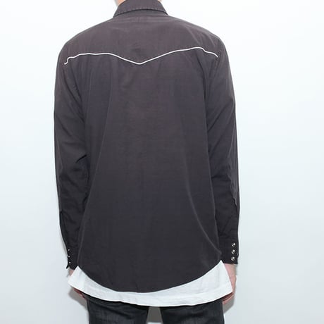 Black Western L/S Shirt