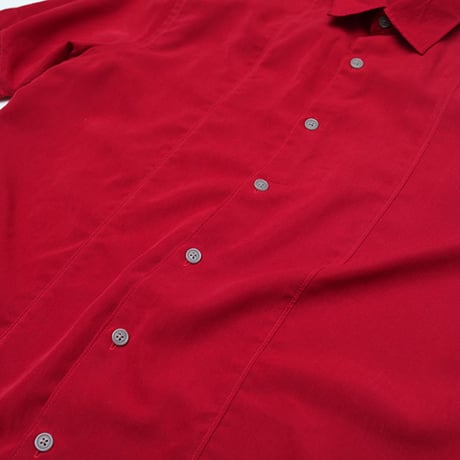 ポリエステル 無地シャツ Polyester S/S Shirt