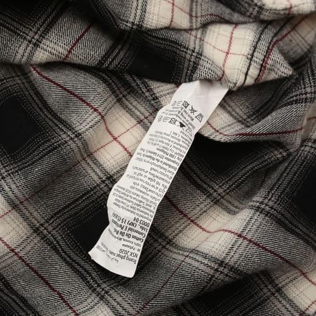 Ombre Plaid Cotton Flannel Shirt