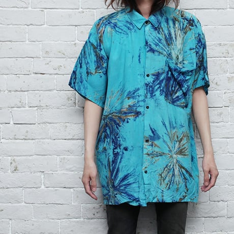 レーヨン タイダイシャツ Rayon S/S Shirt
