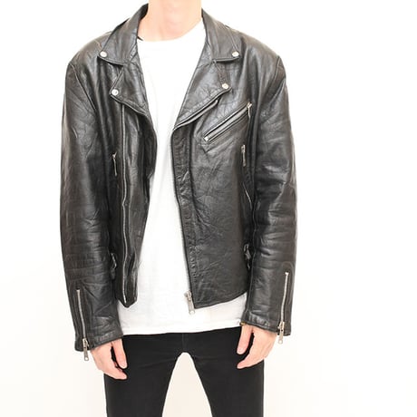 Vintage Euro Riders Leather Jacket
