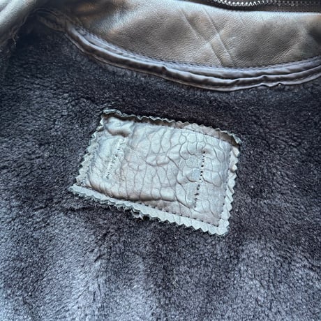 Black Lambskin Flight Jacket