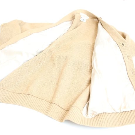 60's Brent Nubuck × Wool Knit Cardigan