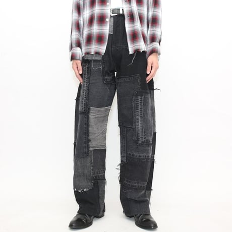 Levi's Patchwork Remake Black Denim Pants