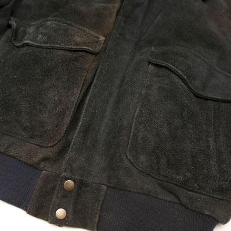 A-2 Type Flight Suede Leather Jacket
