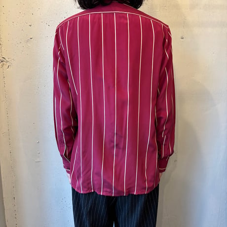 Silk Stripe L/S Shirt