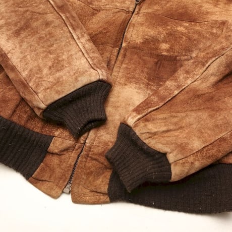 Nuback Leather Boa Jacket
