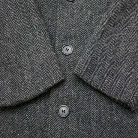 LONDON FOG Herringbone Wool Coat MADE IN USA