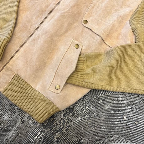 Suede×Knit Jacket