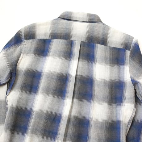 Ombre Plaid Rayon Shirt