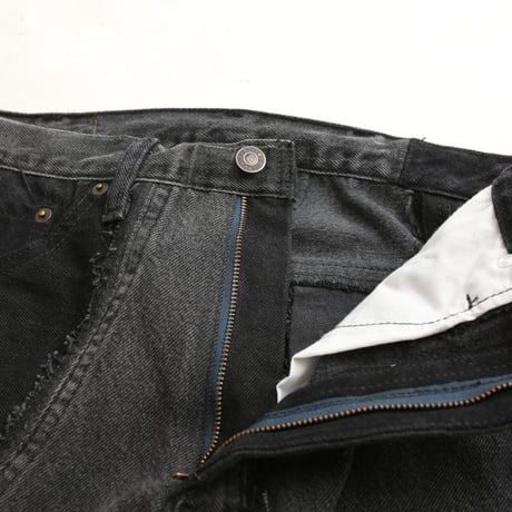 Levi's Patchwork Remake Black Denim Pants
