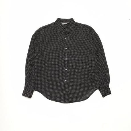 Silk Dot Pattern L/S Shirt
