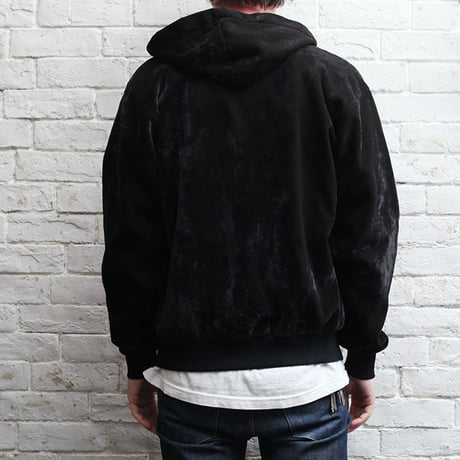 カーハート ベロアパーカー ブラック Carhartt Velvet Hoodie