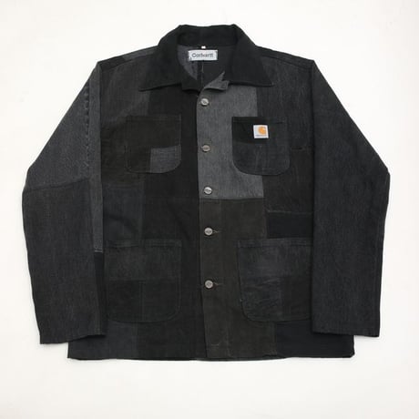 Carhartt Patchwork Remake Black Denim Jacket