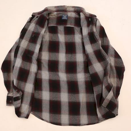 Ombre Check Flannel Shirt