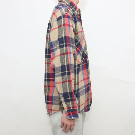 80s BIG MAC Cotton Flannel Plaid Shirt
