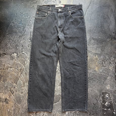 00s Levi’s 569 "Yarn-dyed" Black Denim Pants