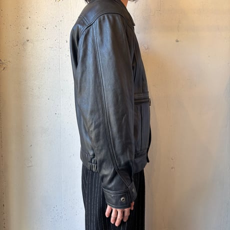 Flight Leather Jacket Black