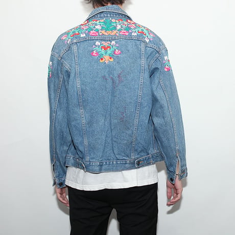Vintage Embroidery Denim Jacket
