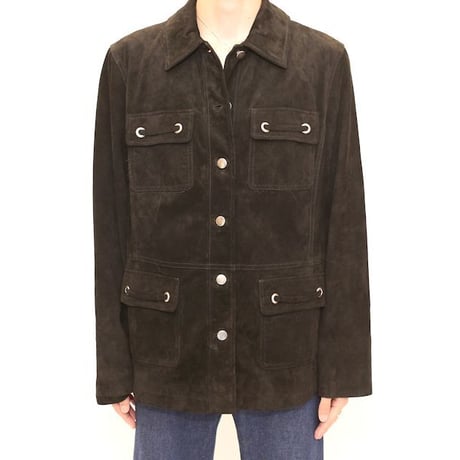 Black Suede Leather Jacket
