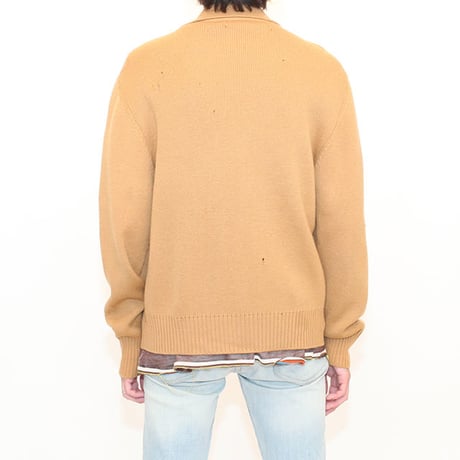 Vintage Wool Nuback  Cardigan