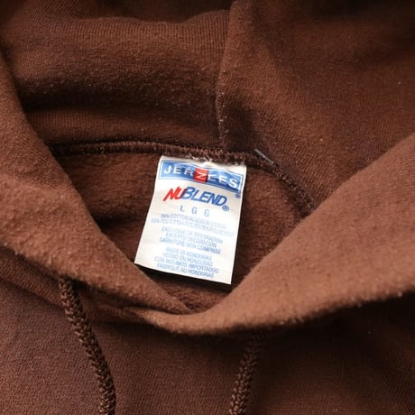Jerzees Blank Sweat Hoodie Brown