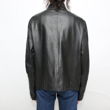 Eddie Bauer Black Lamb Leather Jacket