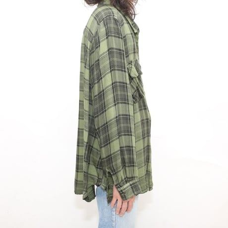 Rayon Checked Pattern Shirt