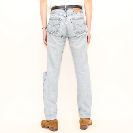 Levi's 501 Damage Denim Pants  MADE IN USA