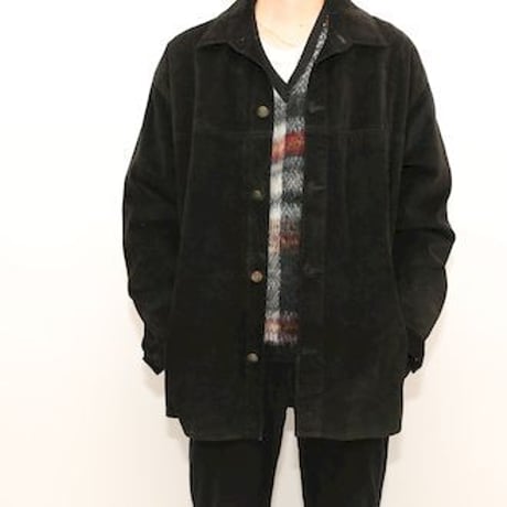 Black Suede Leather Jacket