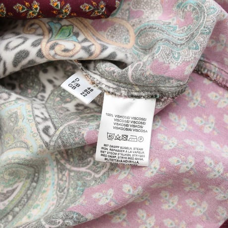 Mix Pattern Viscose L/S Shirt