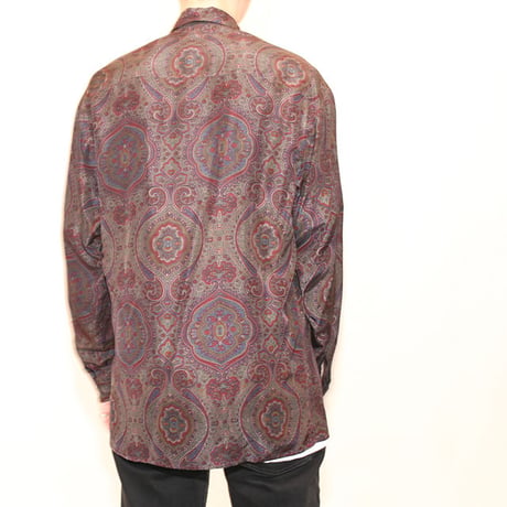 Silk Paisley L/S  Shirt