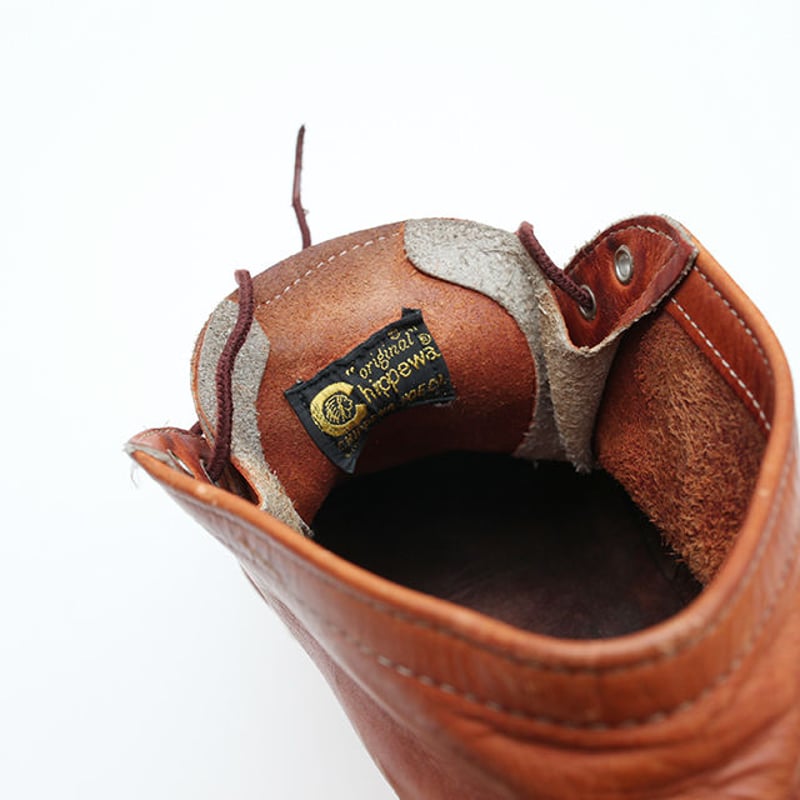チペワ 70s 刺繍黒タグブーツ - ブーツ