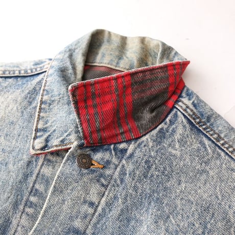 90s Levi's Liner Flannel Denim Jacket 70417-9319