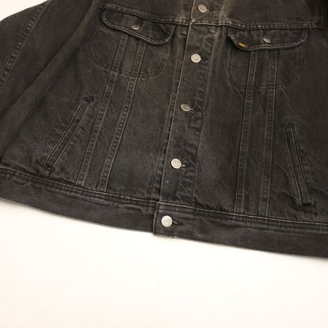 80-90s Lee 220 Black Denim Jacket