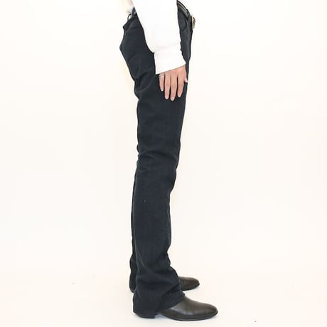 Lee Black Denim Flared Pants