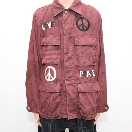 Embroidery Remake Military Jacket