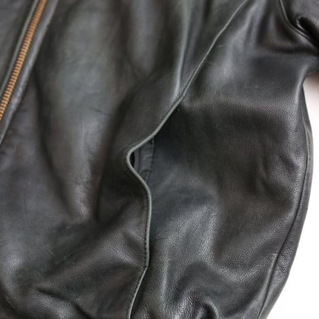 90s Andrew Marc × Wilsons Black Leather Sport Jacket